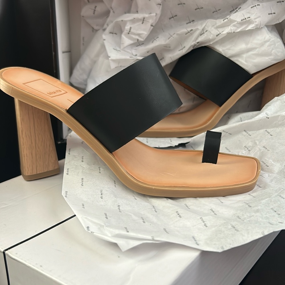 Dolce Vita Black Stella Frans Women's Size 8.5 New in Box
